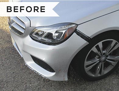 Mercedes Crash Repair (Before)