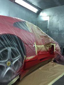 Ferrari 355 Berlinetta Replica Accident Damage