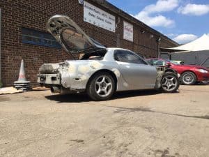 Mazda RX7 (Silver) Faded Paintwork Restoration