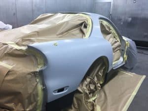 Mazda RX7 (Silver) Paintwork Restoration