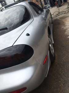 Mazda RX7 (Silver) Restore Oxidised Paint With Complete Respray