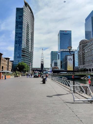 a picture of West India Quays
